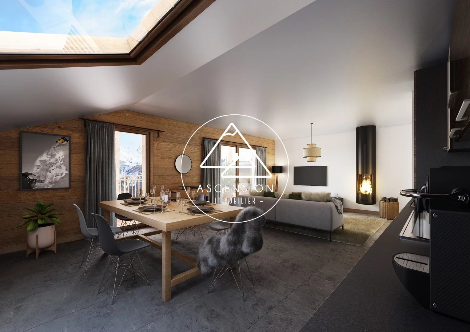 Appartement neuf – 1 chambres et coin montagne – Le Snow Roc – Saint-Jean-d’Aulps