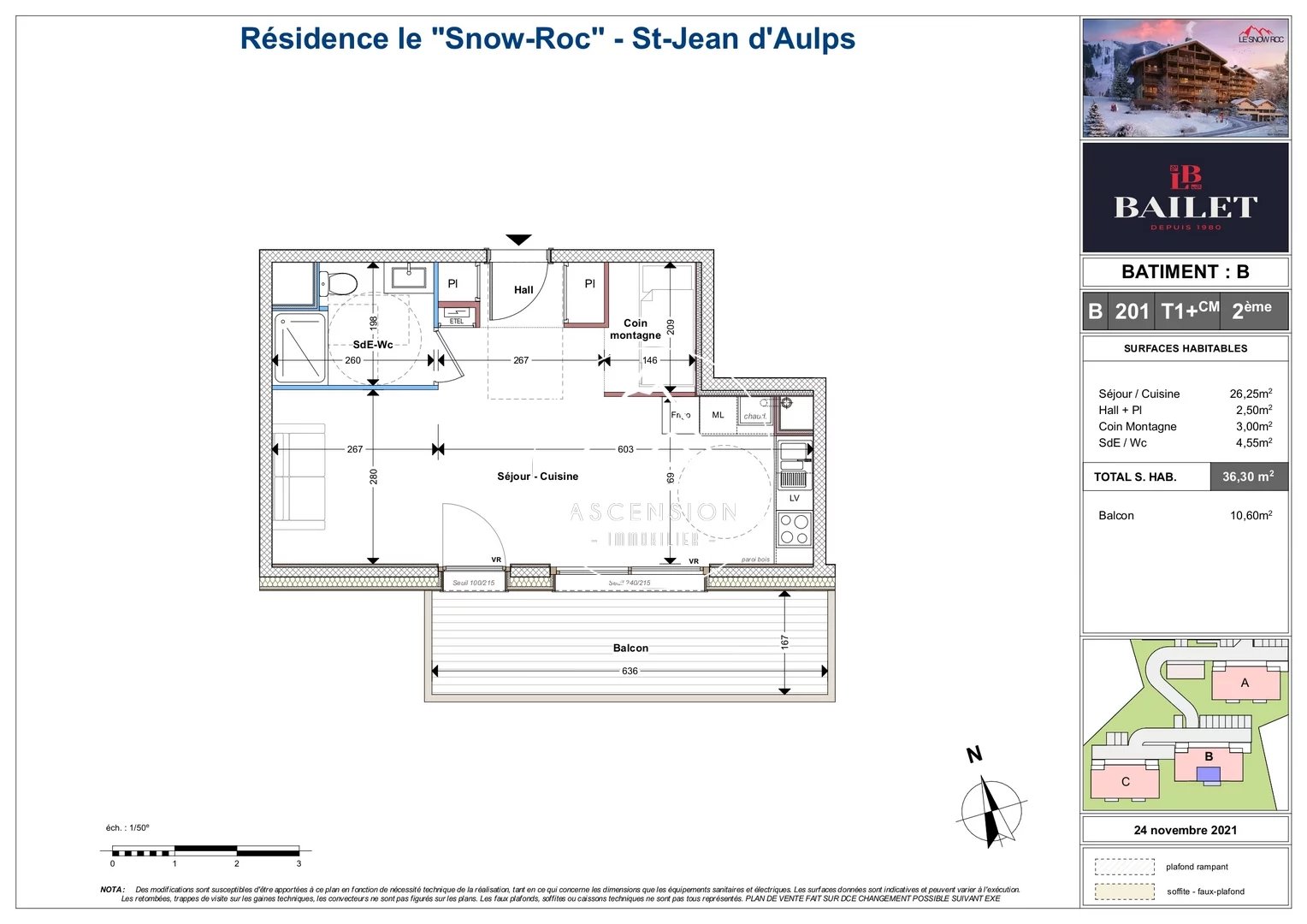 Appartement neuf – Studio et coin montagne – Le Snow Roc – Saint-Jean-d’Aulps