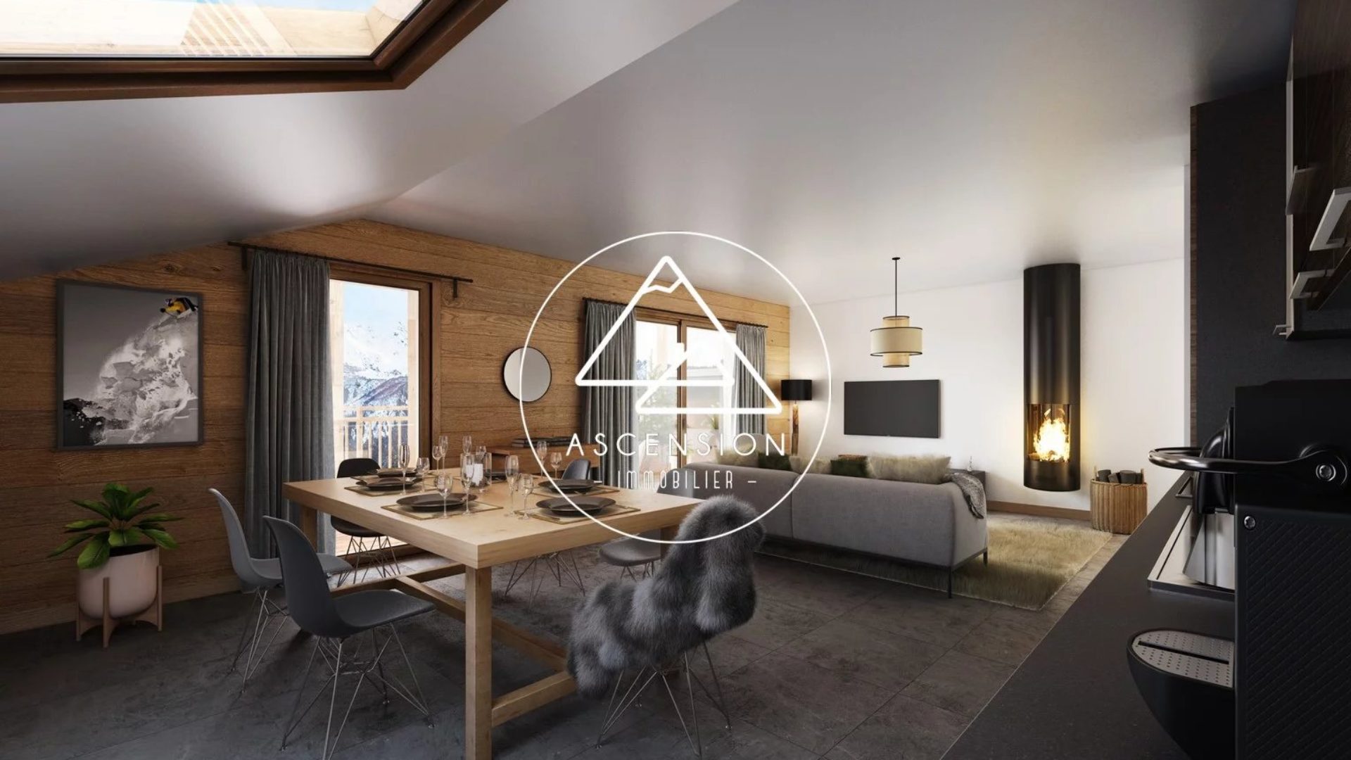 Programme neuf – Appartement 1 chambres et coin montagne – Le Snow Roc – Saint-Jean-d’Aulps